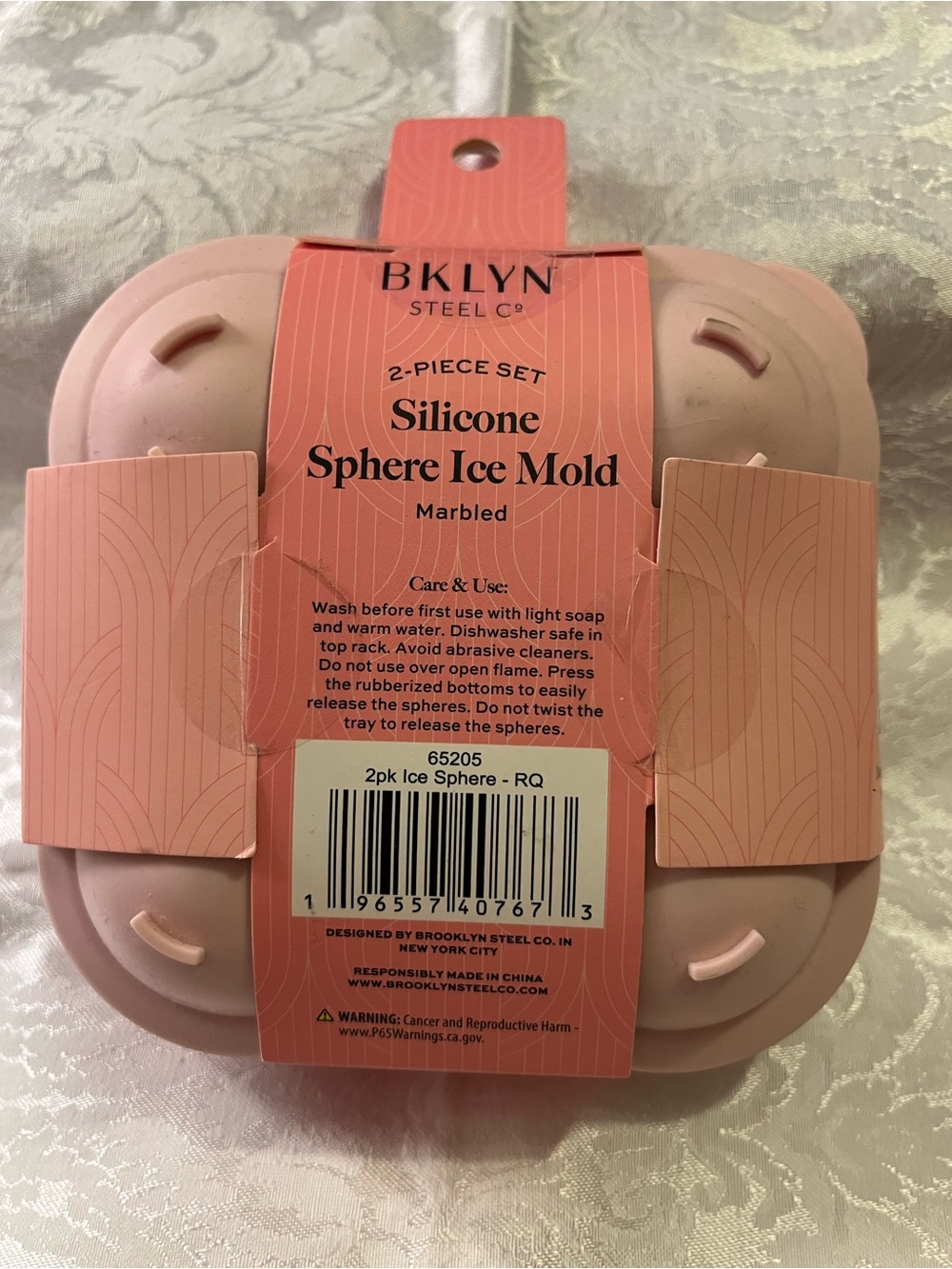 Pink Silicone Sphere Ice Mold - 2-Piece Set NWT - Picture 5 of 7